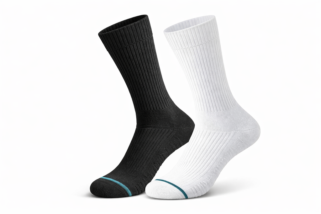 Laufsocken, High-Tec, Ultralight/Normal Cut/Pro, Schwarz/Weiß, EU39-45, Herren