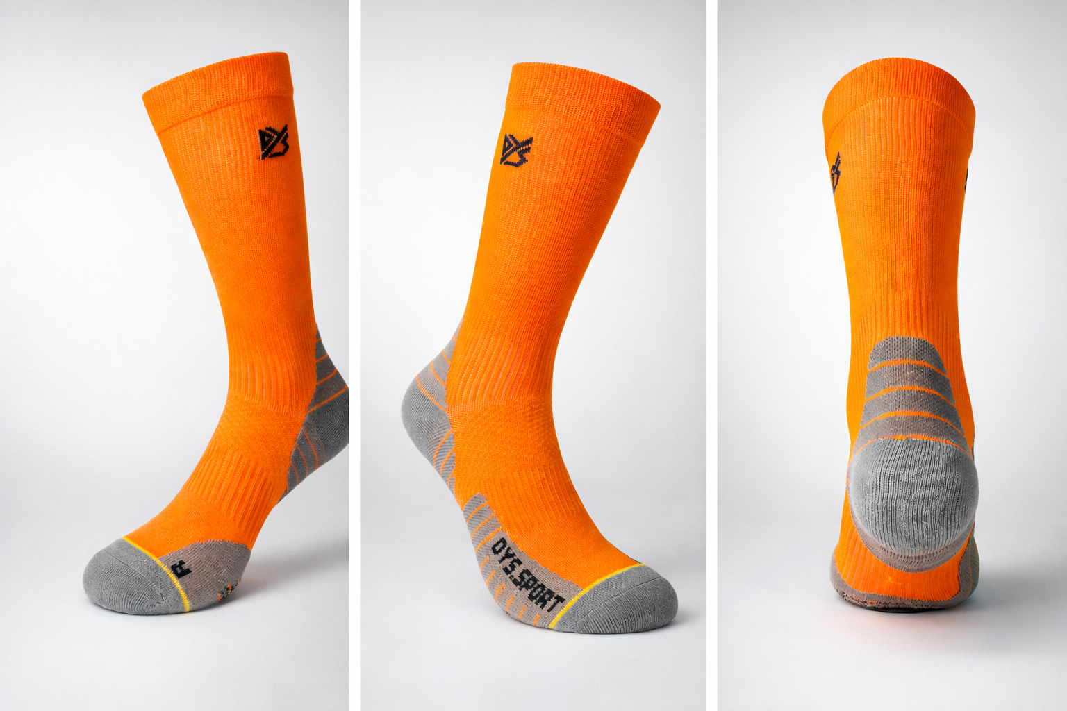 Kompressions-Laufsocken, Ultralight/High-Tec, Profi, Weiß/Gelb/Rosa, EU 35-39