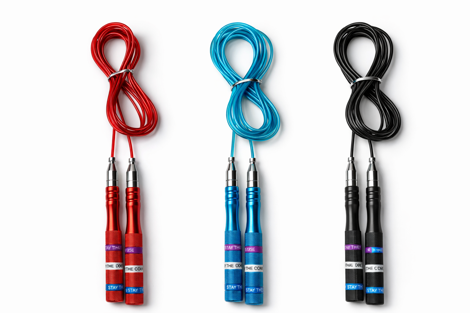 Springseil/Jump Rope/Speed Rope, 3er Pack Profi, Erwachsene inkl. Tragetasche(Boxen...)