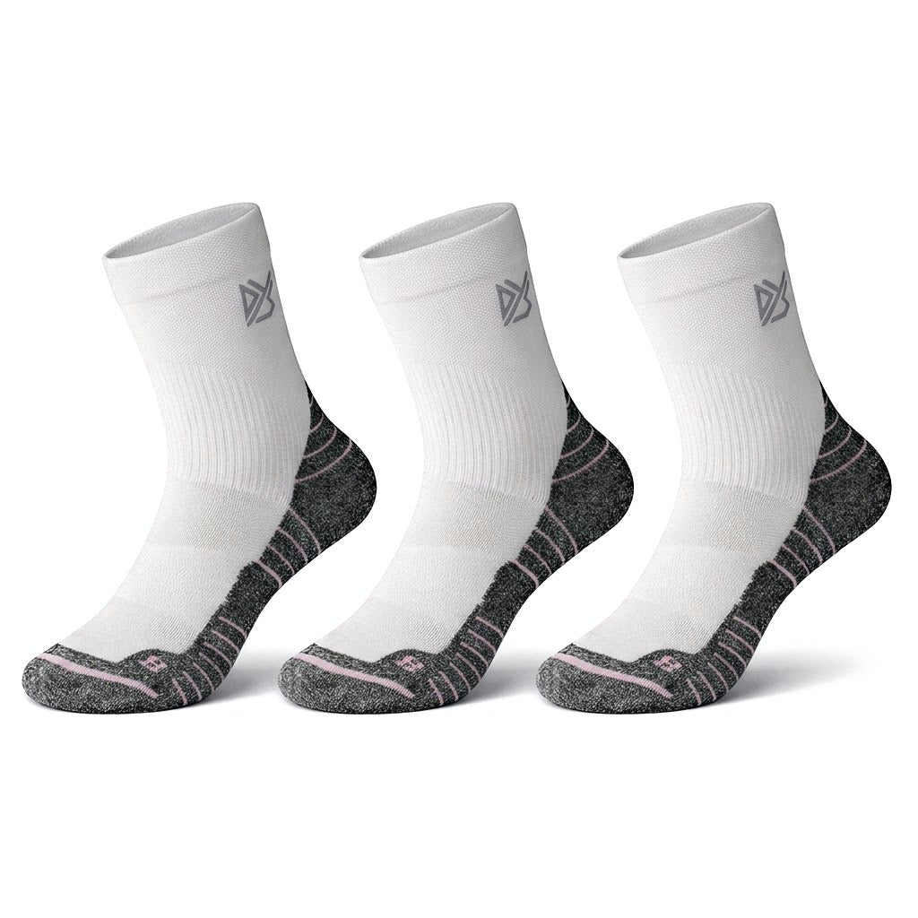 Laufsocken Mid Cut Ultralight Damen – 3 Paar, EU 35-39