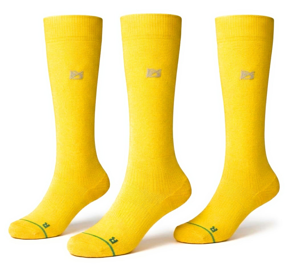 Pro Compression Running Socks – White/Yellow/Pink, EU35-39