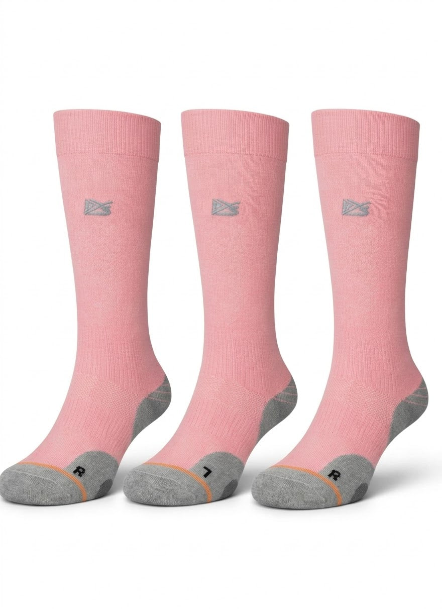 Pro Compression Running Socks – White/Yellow/Pink, EU35-39