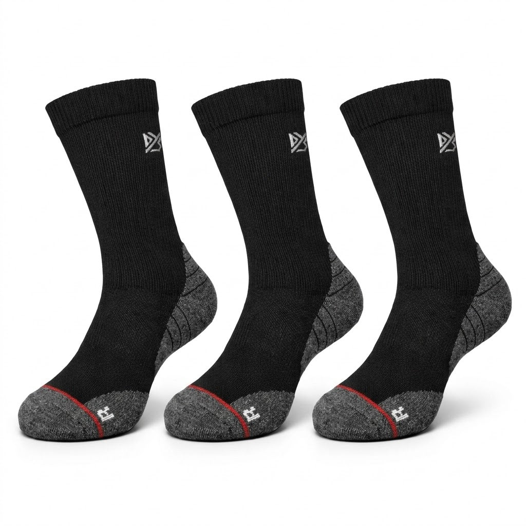 Ultralight Running Socks Sport – White/Black/Orange, Men EU40-44