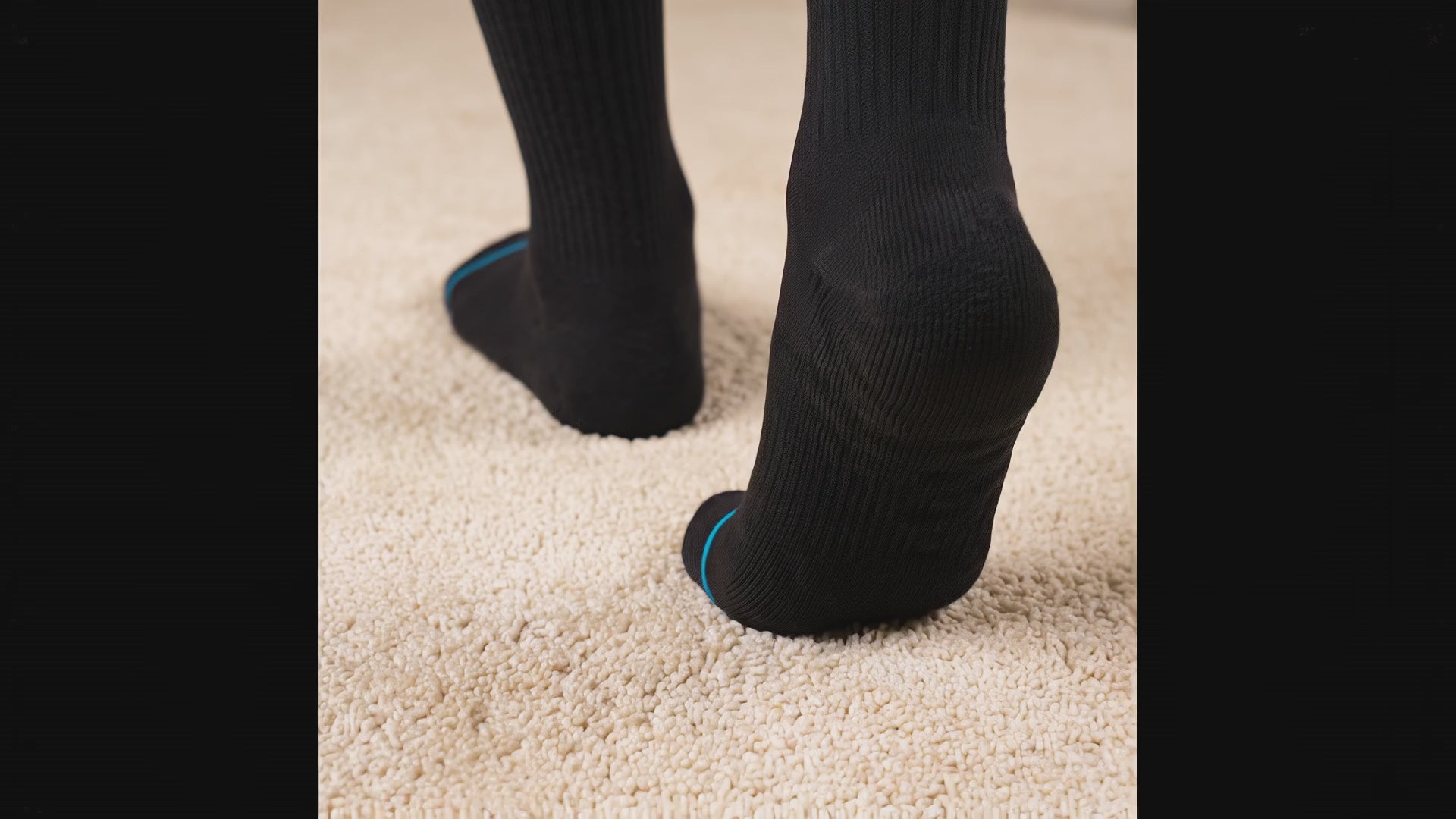 Sportsocken Performance Schwarz